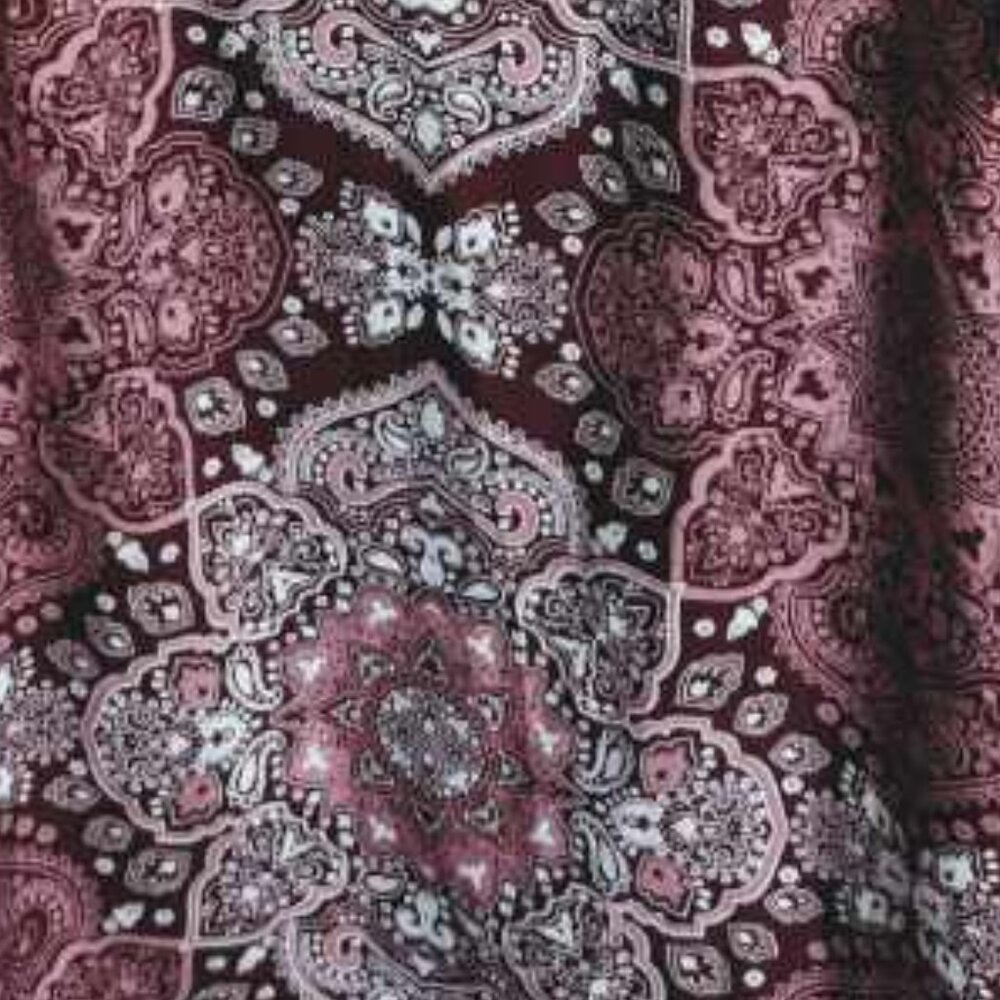 WEEKEND SUZANNE BETRO womens Cold Shoulder Blouse Pink Red 2X - Picture 2 of 6
